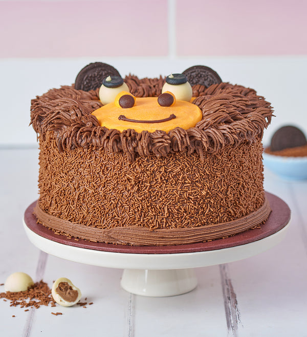 Monkey Animal Face Cake