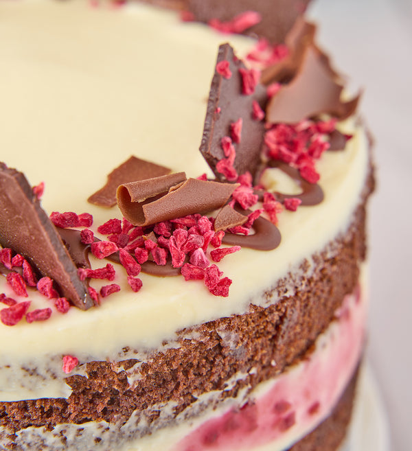 Chocolate and Raspberry Nationwide Cake