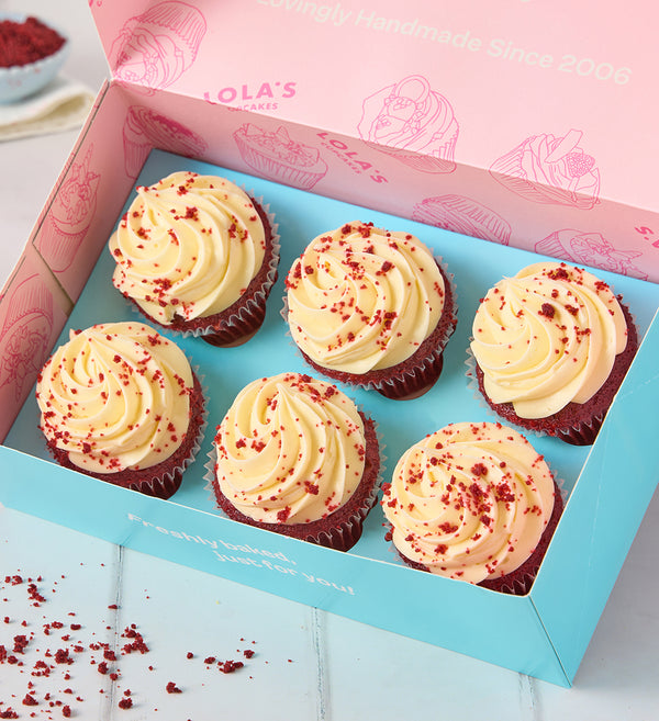 Red Velvet Cupcake Box