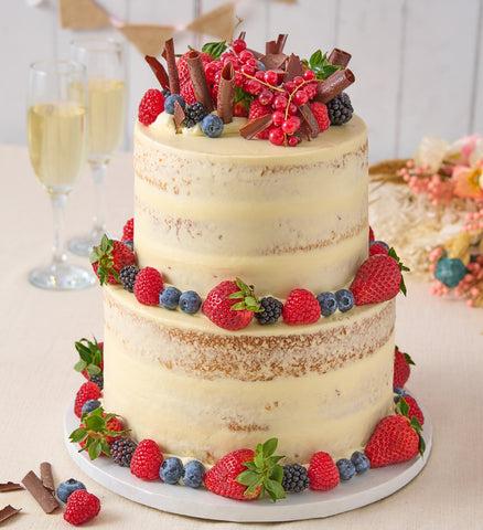 Vanilla Naked Wedding Cake