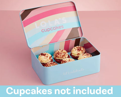 Empty Cupcake Gift Tin