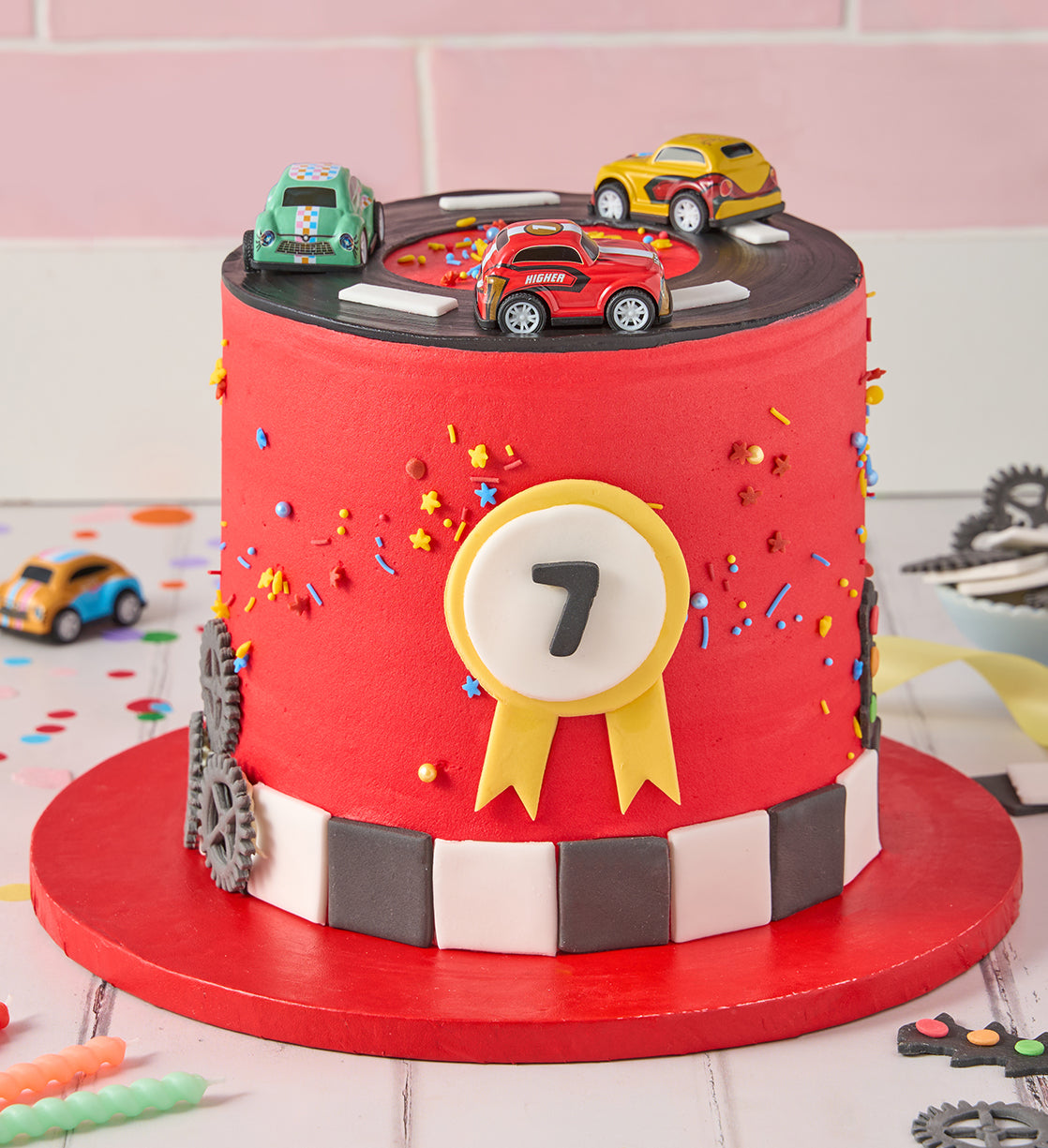 Racing Car Cake