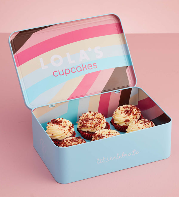 Red Velvet Cupcake Gift Tin