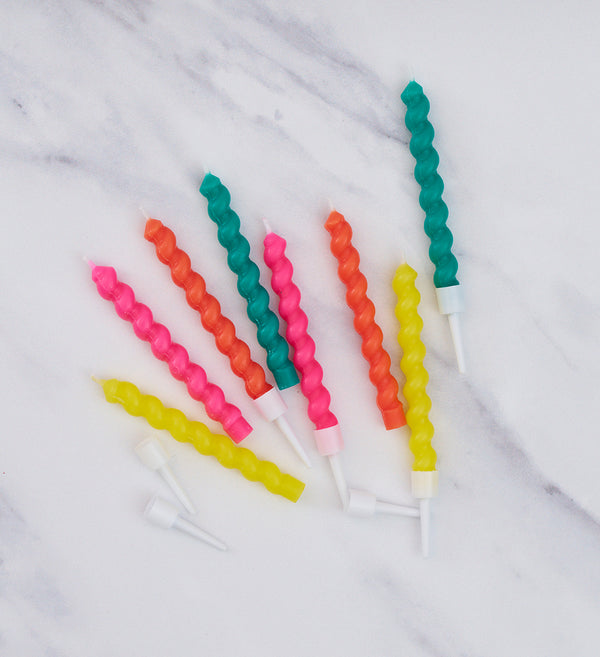 Bright Twirl Candles