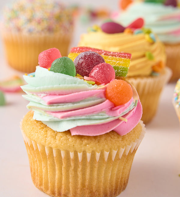 Rainbow Cupcake Box