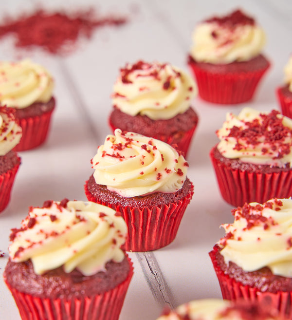 Red Velvet Mini Cupcake Box