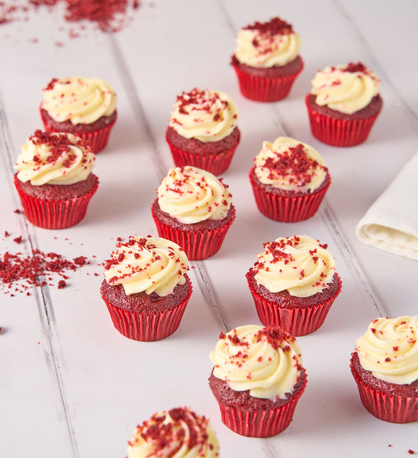 Red Velvet Mini Cupcake Box