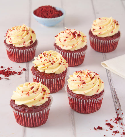 Red Velvet Cupcake Box