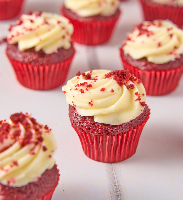 Red Velvet Mini Cupcake Box