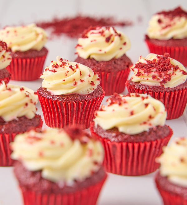 Red Velvet Mini Cupcake Box