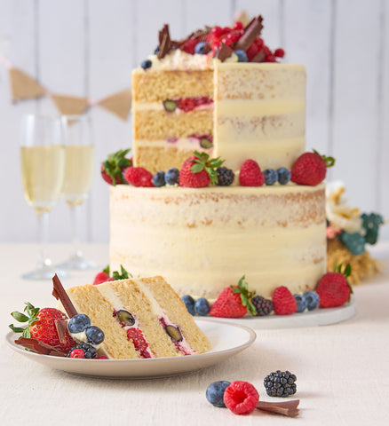 Vanilla Naked Wedding Cake