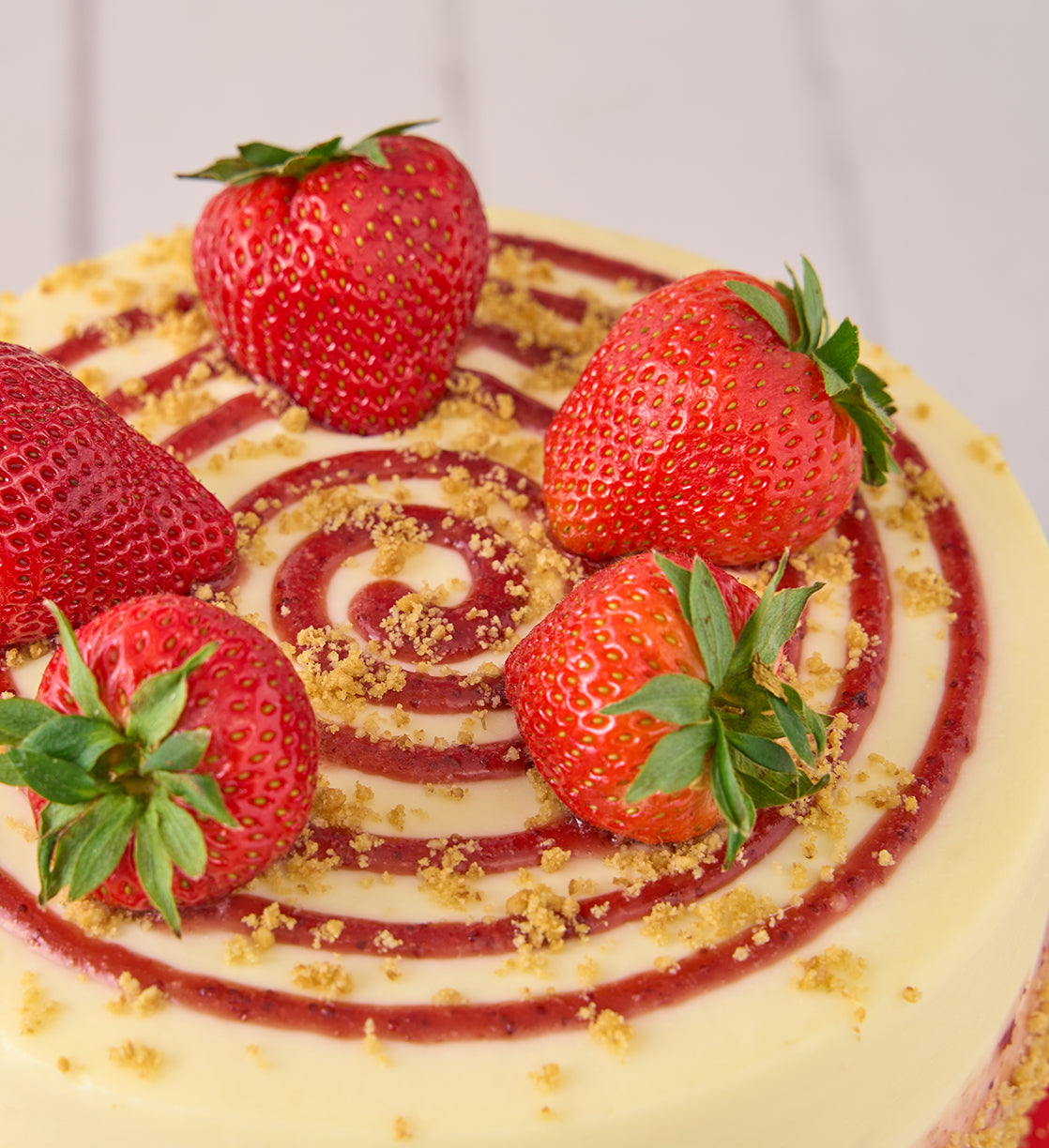 Strawberries and Cream Cake