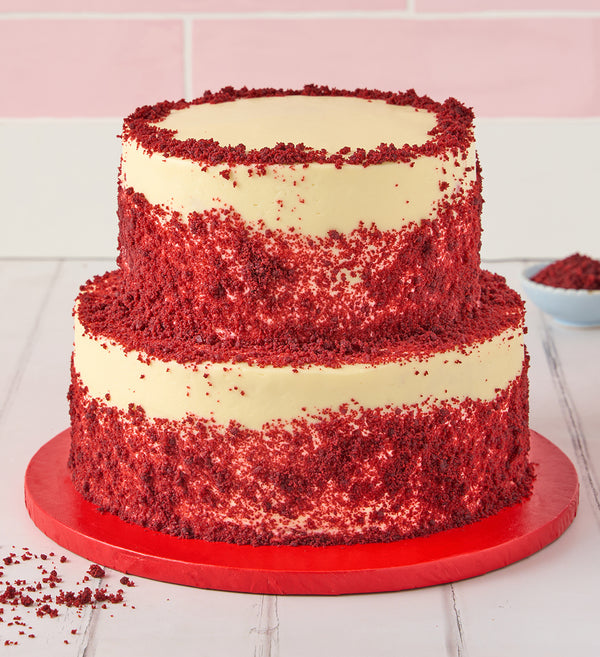 Two Tier Red Velvet Cake