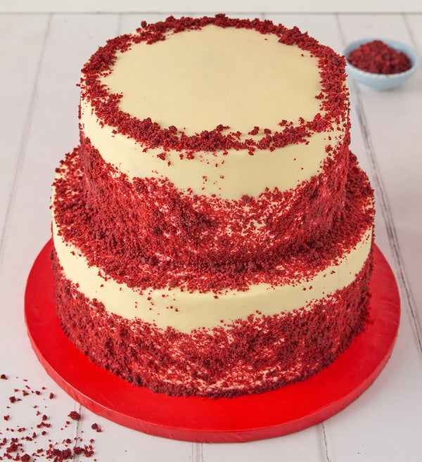 Two Tier Red Velvet Cake