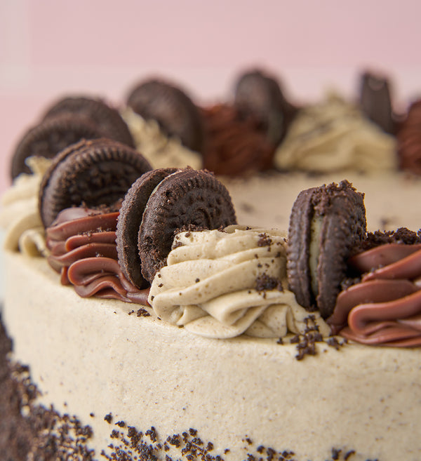 Two Tier Cookies and Cream Cake