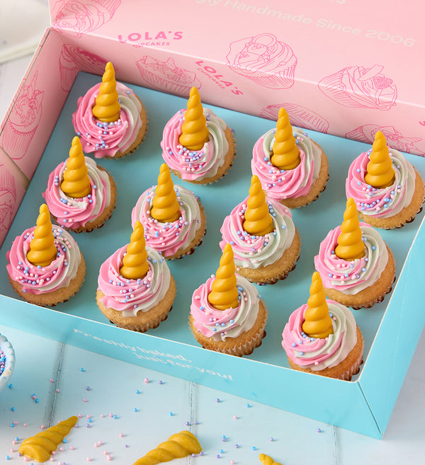 Unicorn Mini Cupcake Box