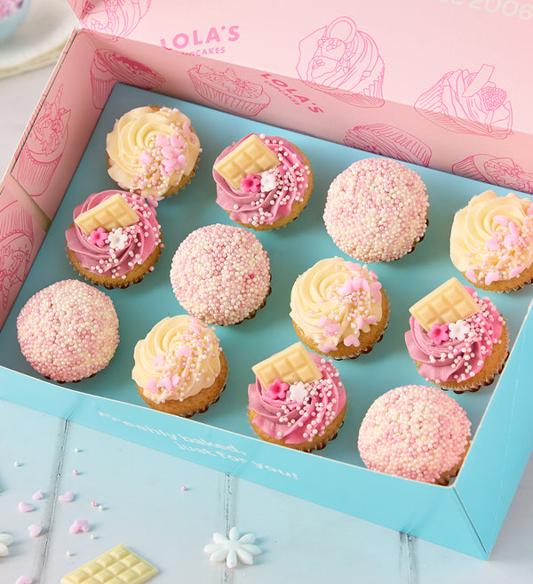 Pink Mini Cupcake Box