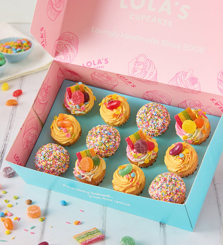 Rainbow Mini Cupcake Box