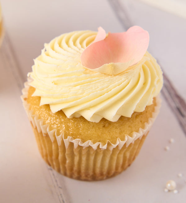 Ivory Macaron Wedding Cupcake Box