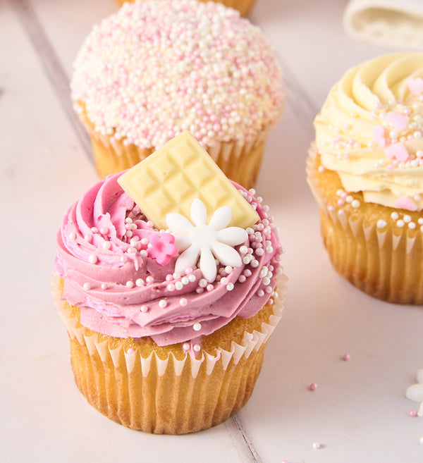 Pink Cupcake Box