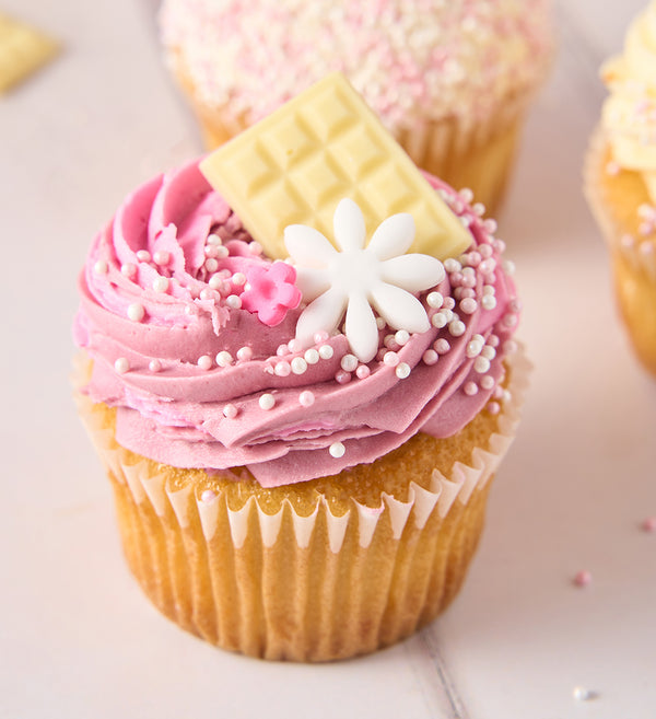 Pink Cupcake Box