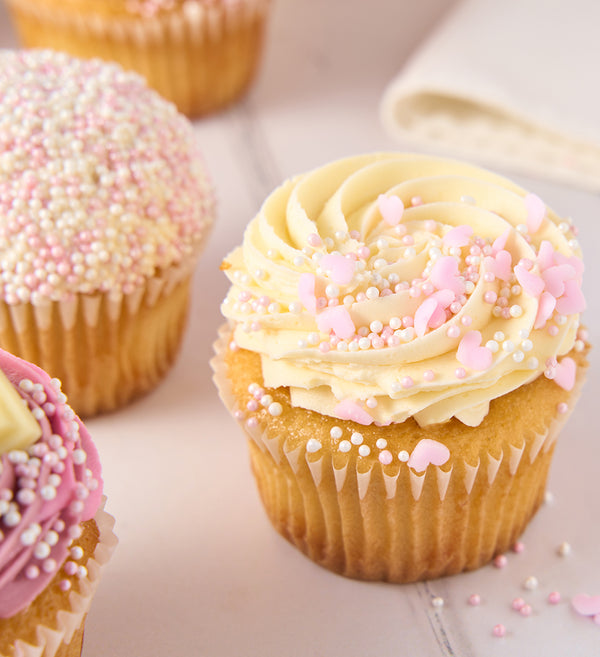 Pink Cupcake Box