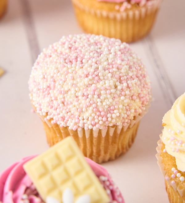 Pink Cupcake Box