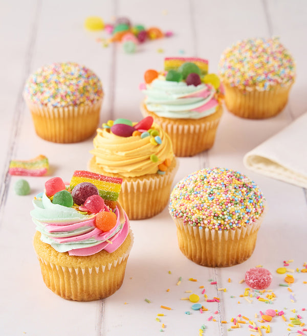 Rainbow Cupcake Box