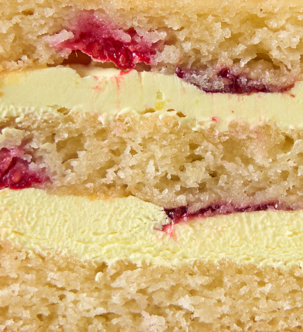 Vegan and Gluten Free Lemon and Raspberry Cake