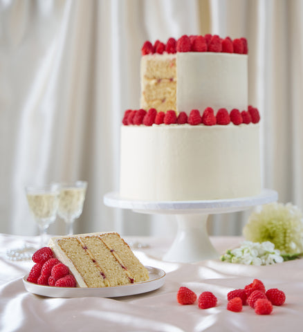 Raspberry Royale Two Tier Cake